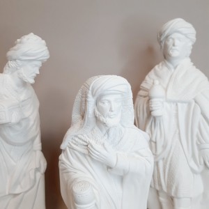 Belén de escayola Reyes Magos 28 cm | Topaz