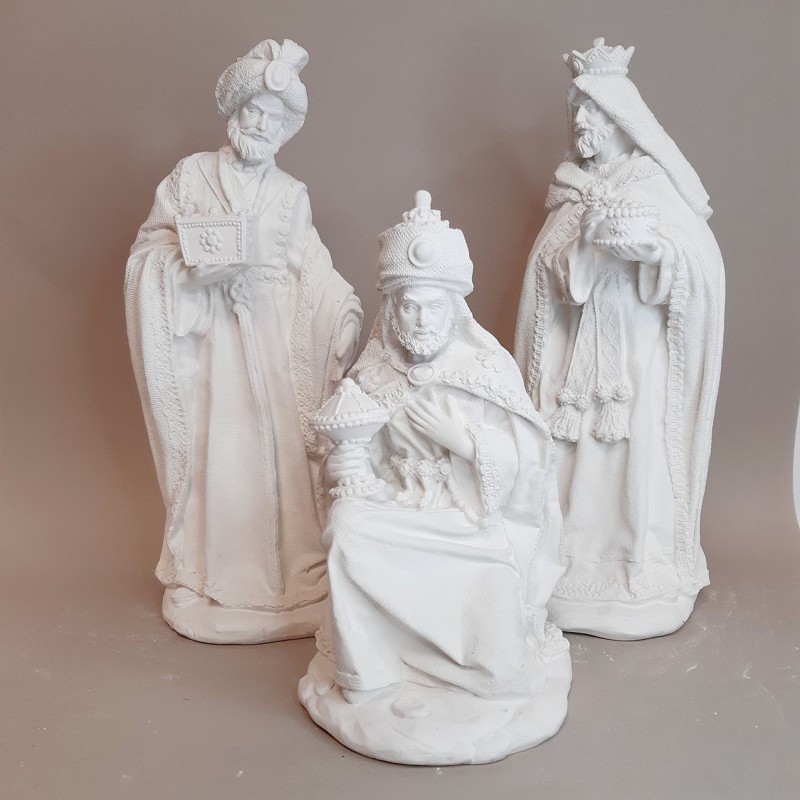 Belen de escayola - Reyes magos