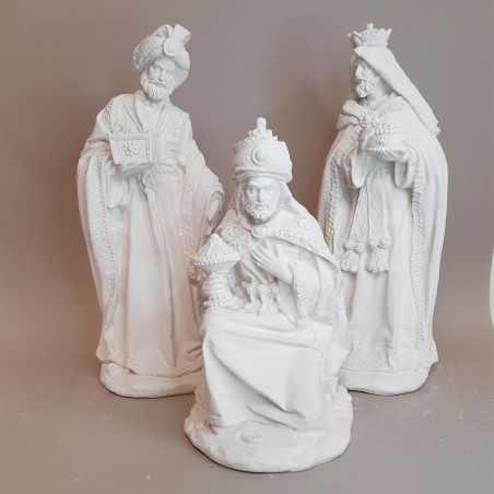 Belen de escayola - Reyes magos