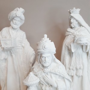 Belen de escayola - Reyes magos