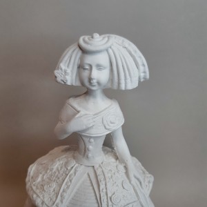 Detalle meninas de escayola