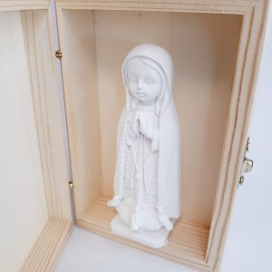 Conjunto de caja y Virgencita para regalo de Primera Comunión