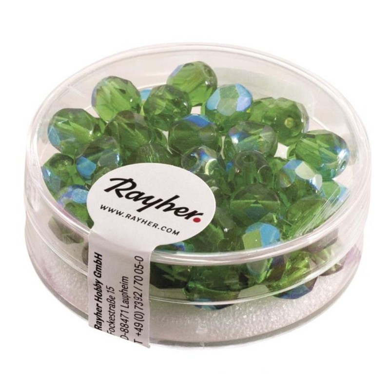 Cristal facetado 6 mm