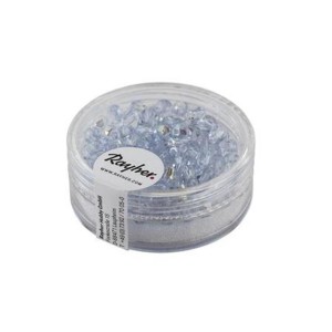 Cristal facetado 6 mm agua marina