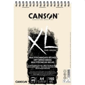 Cuaderno de dibujo CANSON XL técnicas secas