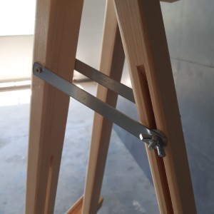 Detalle caballete de madera