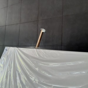 Detalle extensión de caballete de madera