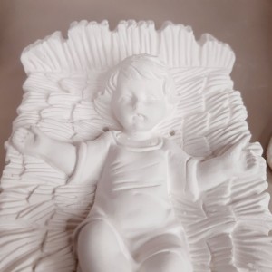 Belén de escayola - Detalle Niño Jesús