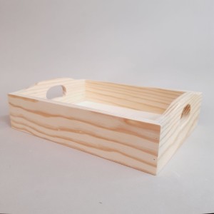 Bandeja pequeña de pino