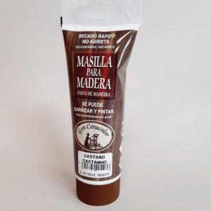 Masilla para madera color castaño