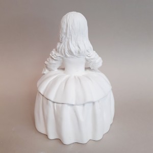 Menina Infanta Margarita de espaldas