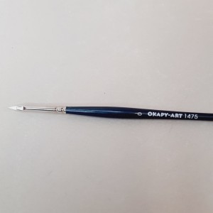 Detalle de la virola, mango y marca