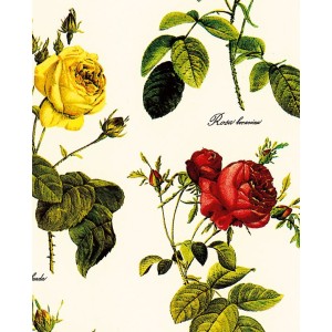 papel decoupage con motivo de rosas