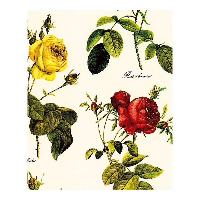 papel decoupage con motivo de rosas