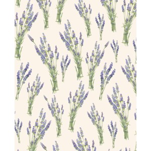 Papel decoupage TASS 50x70 - Motivo Lavanda - TOPAZ