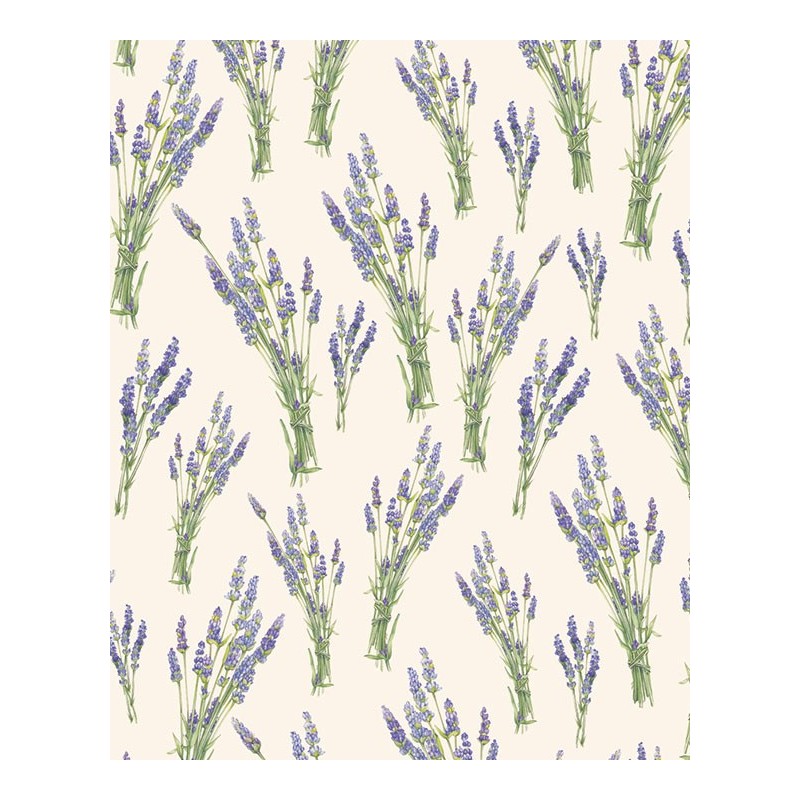 Papel decoupage TASS 50x70 - Motivo Lavanda - TOPAZ