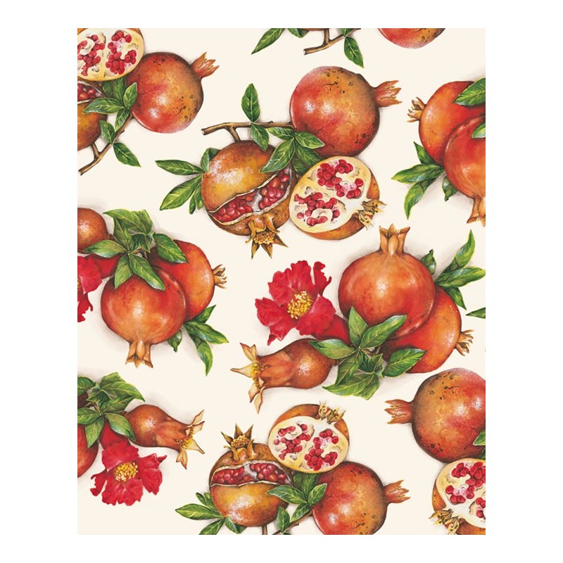 Papel decoupage motivo granada