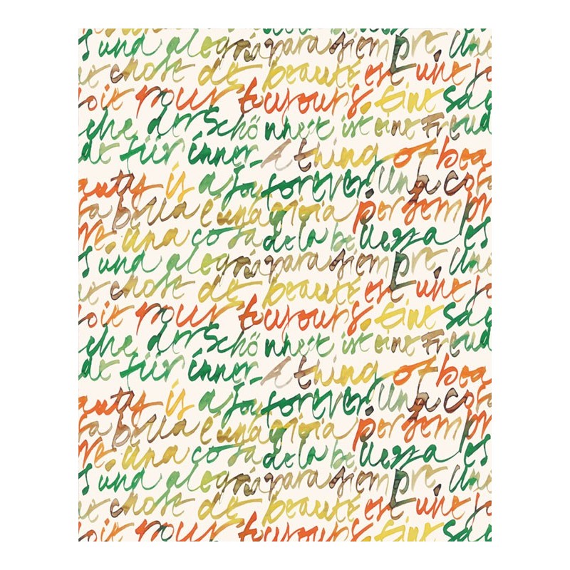 Papel decoupage con motivo de letras