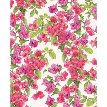 Papel decoupage con motivo de Buganvilla