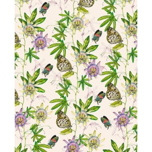 Papel decoupage TASS 50x70 - Motivo Flores y mariposas - TOPAZ