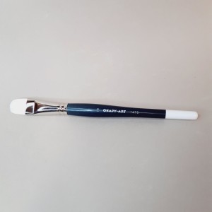 Los lengua de gato son pinceles para pintar muy adecuados para formas circulares