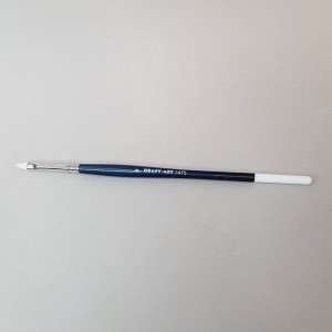 Pinceles para acrílico con forma de lengua de gato