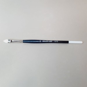 Pincel lengua de gato de fibra. Barato, bueno y versátil