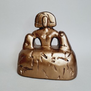 Ejemplo de decoración moderna y en oro de la Menina