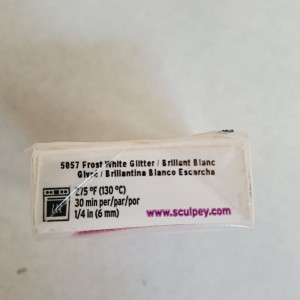 PREMO SCULPEY BRILLANTINA BLANCO ESCARCHA 5057