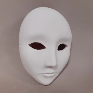 Mascara de escayola lisa