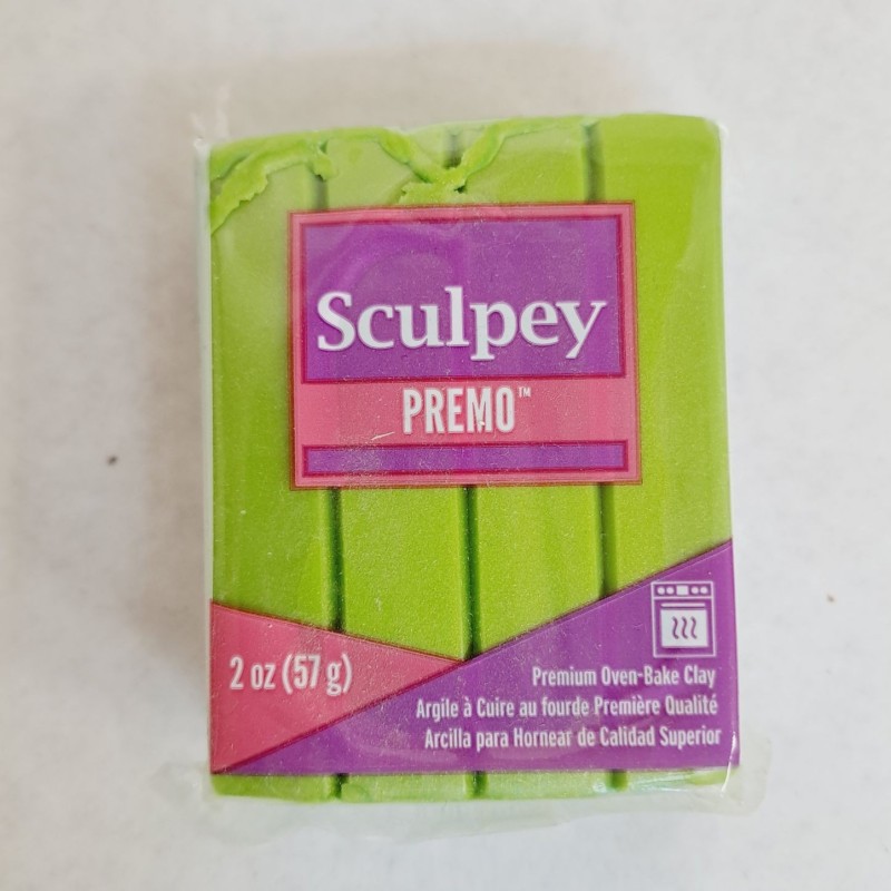 ARCILLA POLIMERICA PREMO SCULPEY VERDE PERLA BRILLANTE 5035
