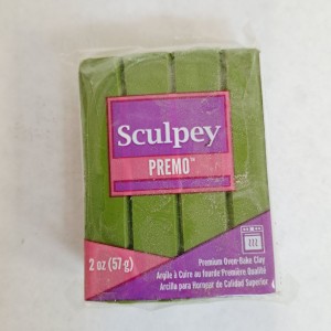 arcilla de modelado verde oliva