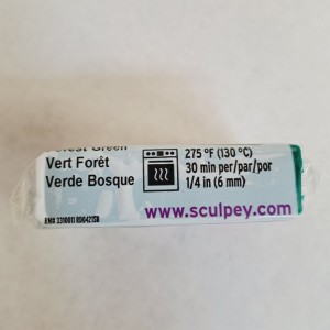 Pasta modelar verde bosque