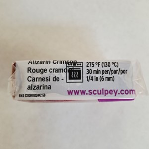 Arcilla polimérica carmesí