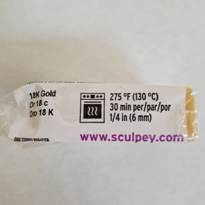 Arcilla polimérica oro 18k