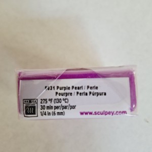 ARCILLA DE MODELADO PREMO SCULPEY PURPURA PERLA 5031