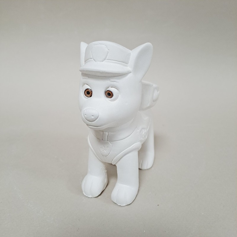 Figura infantil de escayola patrulla canina Chase