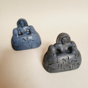 Menina de escayola - Menina Agrietada 9 cm | Topaz