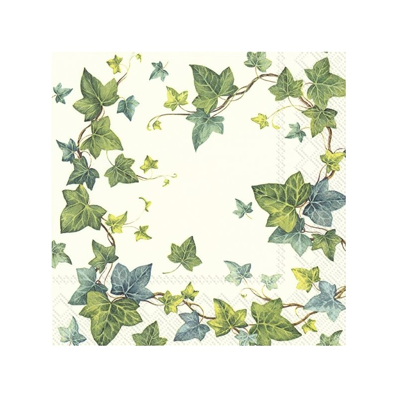 5 Servilletas decorativas hojas de hiedra IHR | TOPAZ