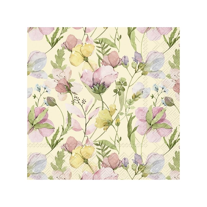 Servilletas para decoracion flores silvestres