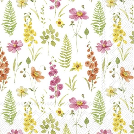 Servilletas artisticas florecillas silvestres