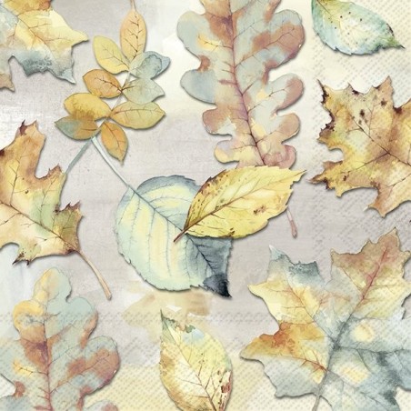 5 Servilletas elegantes para decoupage Favorite leaves IHRL | TOPAZ
