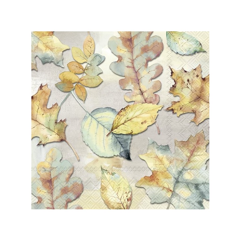 20 Servilletas elegantes para decoupage Favorite leaves IHRL | TOPAZ