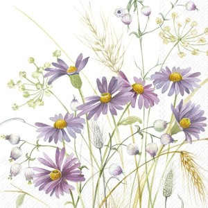 servilletas con flores