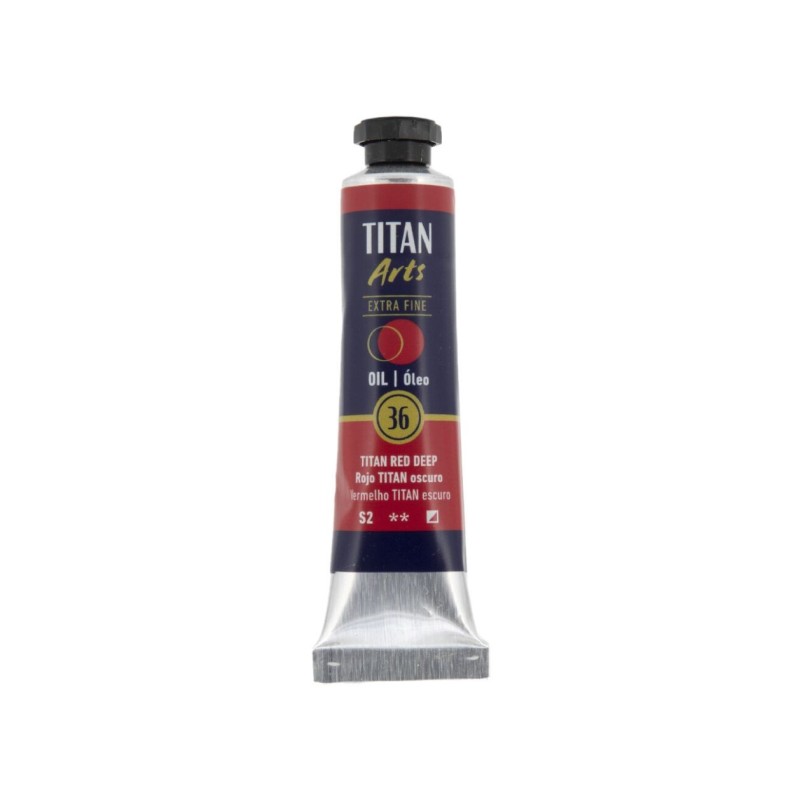 ROJO TITÁN OSCURO SERIE 2 Nº 36 20 ML OLEO EXTRAFINO TITAN