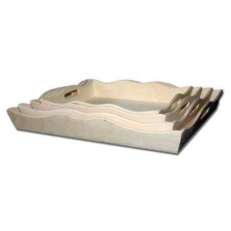 Bandeja de madera para pintar