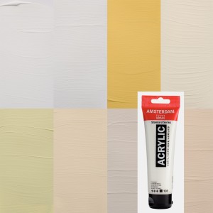 PINTURA ACRILICA AMSTERDAM BLANCOS Y BEIG