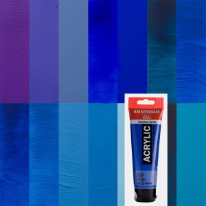Pintura acrílica Amsterdam - Gama de azules