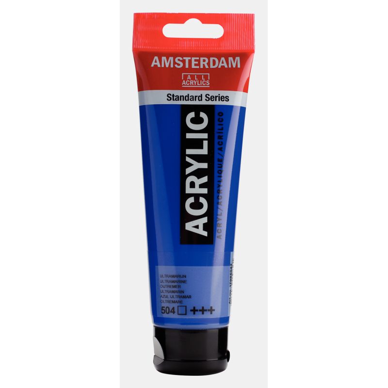 Pintura acrílica Amsterdam - Azul ultramar 504