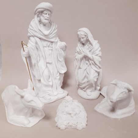 Belén de 5 piezas en poliresina